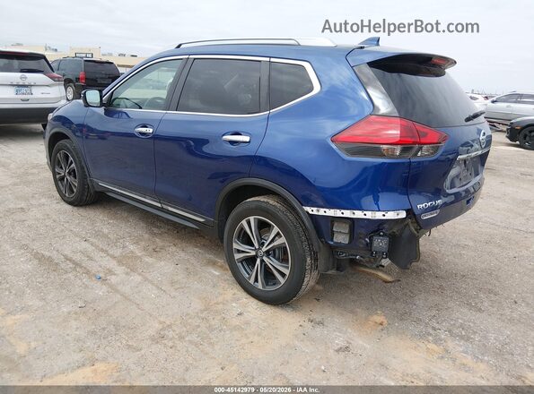 5N1AT2MV4HC894748 2017 NISSAN ROGUE Blue Հետևի ձախ