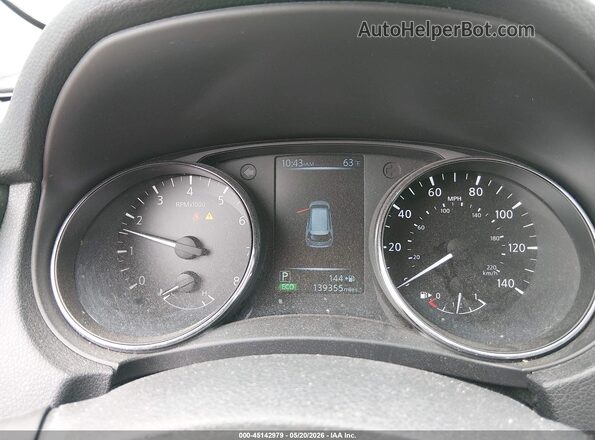 5N1AT2MV4HC894748 2017 NISSAN ROGUE Blue Հետևի նստատեղերի տեսք