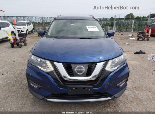 5N1AT2MV4HC894748 2017 NISSAN ROGUE Blue Սալոնի հետևի տեսք