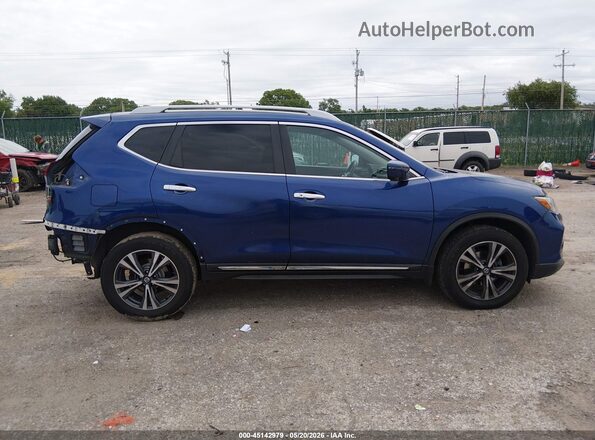 5N1AT2MV4HC894748 2017 NISSAN ROGUE Blue Սալոնի 360 աստիճան տեսք