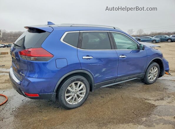 5N1AT2MV4JC837066 2018 NISSAN ROGUE Blue 