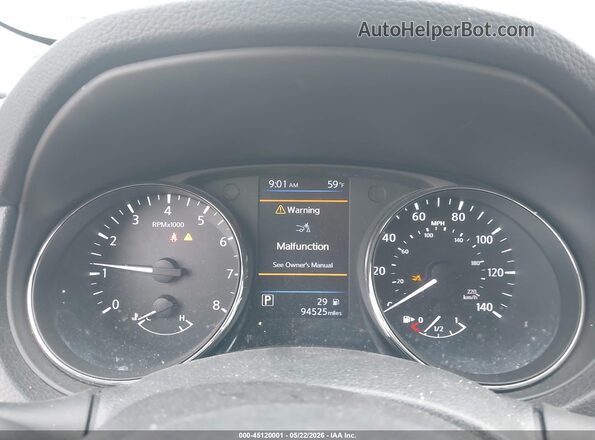 5N1AT2MV4KC753704 2019 NISSAN ROGUE Red Vista de los asientos traseros