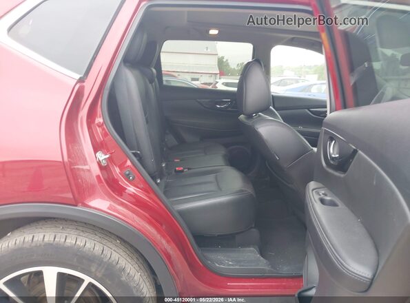 5N1AT2MV4KC753704 2019 NISSAN ROGUE Red Vista de la etiqueta del VIN