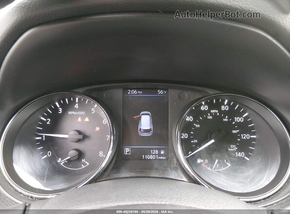 5N1AT2MV4KC764654 2019 NISSAN ROGUE Silver Հետևի նստատեղերի տեսք