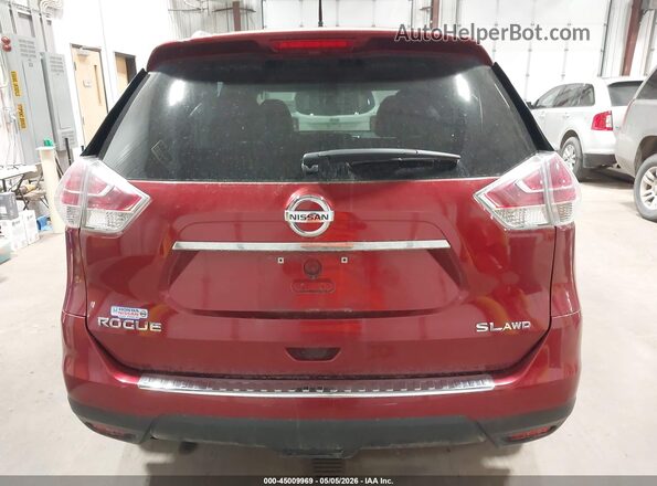 5N1AT2MV5GC737969 2016 NISSAN ROGUE Red 