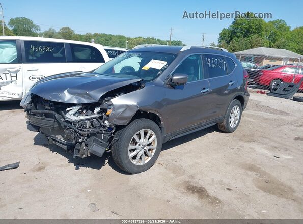 5N1AT2MV5HC896590 2017 NISSAN ROGUE Gray Передня ліва чверть