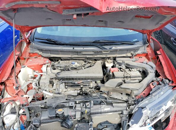 5N1AT2MV5KC784704 2019 NISSAN ROGUE Burgundy Widok komory silnika