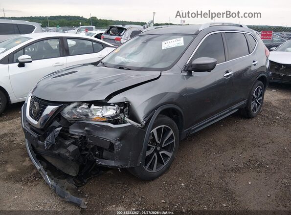 5N1AT2MV5KC819936 2019 NISSAN ROGUE Gray Vista tres cuartos delantera izquierda