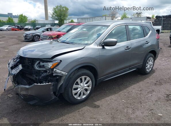 5N1AT2MV5KC845470 2019 NISSAN ROGUE Gray 