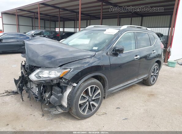 5N1AT2MV5LC707364 2020 NISSAN ROGUE Черный Передняя левая четверть