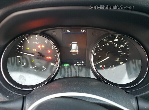 5N1AT2MV5LC739585 2020 NISSAN ROGUE Black Vista del cuadro de instrumentos