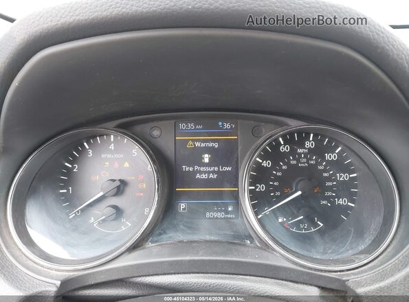5N1AT2MV5LC768746 2020 NISSAN ROGUE Black Հետևի նստատեղերի տեսք