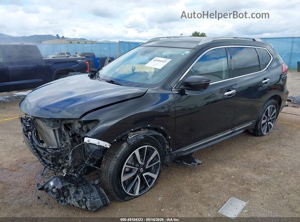 5N1AT2MV5LC768746 2020 NISSAN ROGUE Black Առջևի ձախ երեք քառորդ տեսարան