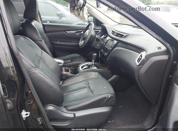 5N1AT2MV6GC920751 2016 NISSAN ROGUE Black Front interior view