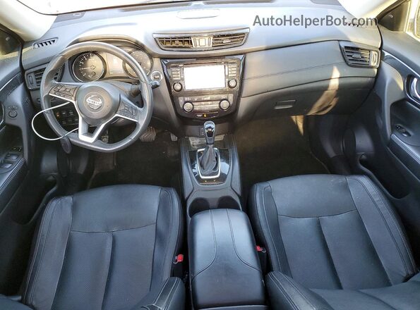 5N1AT2MV6HC740185 2017 NISSAN ROGUE Gray Dashboard view