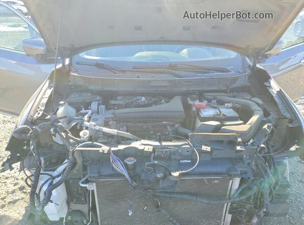 5N1AT2MV6HC740185 2017 NISSAN ROGUE Gray Engine compartment view