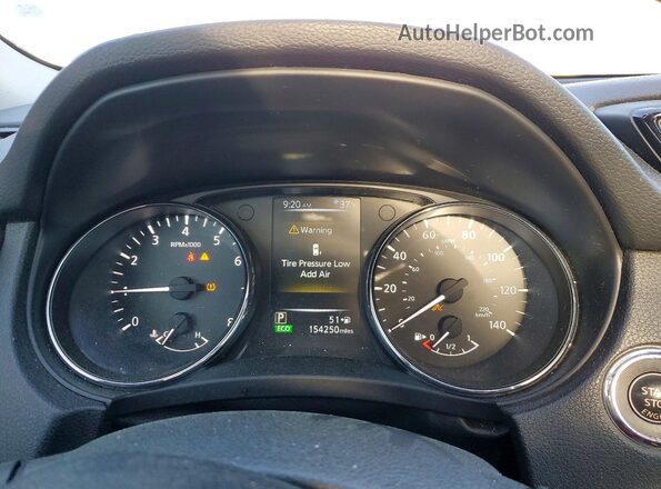 5N1AT2MV6HC740185 2017 NISSAN ROGUE Gray Instrument cluster view