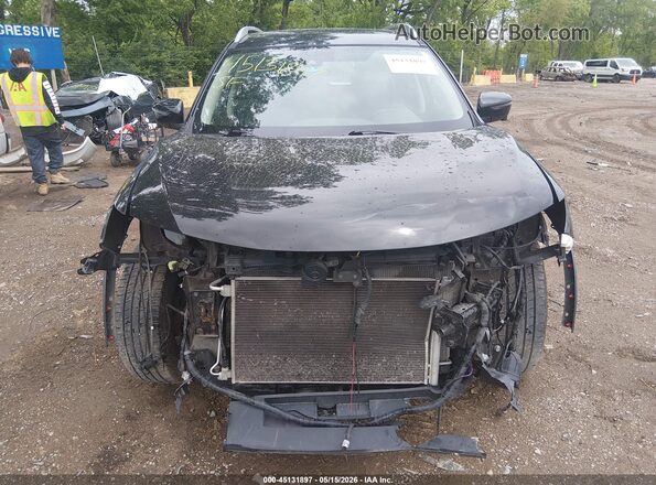 5N1AT2MV6HC756208 2017 NISSAN ROGUE Black ხელსაწყოთა პანელის ხედი