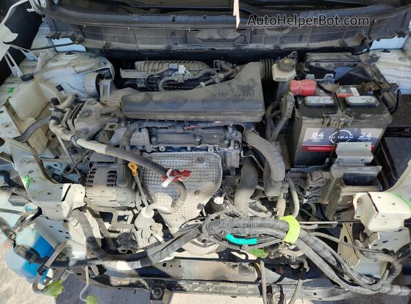 5N1AT2MV6HC820134 2017 NISSAN ROGUE Белый Вид подкапотного пространства