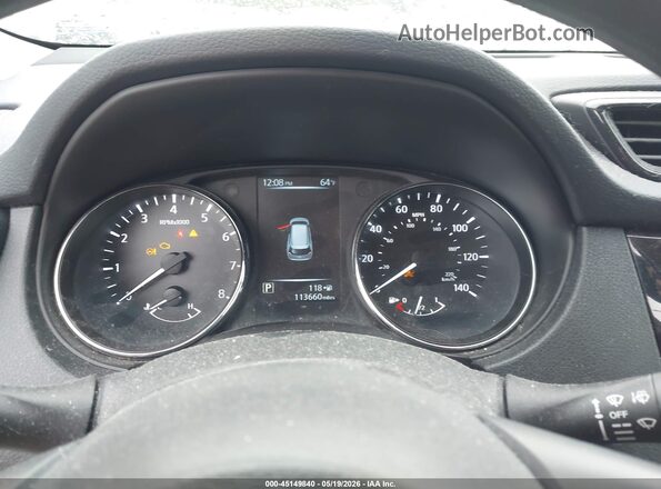 5N1AT2MV6HC892080 2017 NISSAN ROGUE White უკანა სავარძლების ხედი
