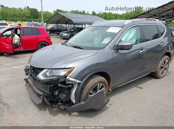 5N1AT2MV6KC772285 2019 NISSAN ROGUE Gray წინა მარცხენა ხედი სამი მეოთხედიდან