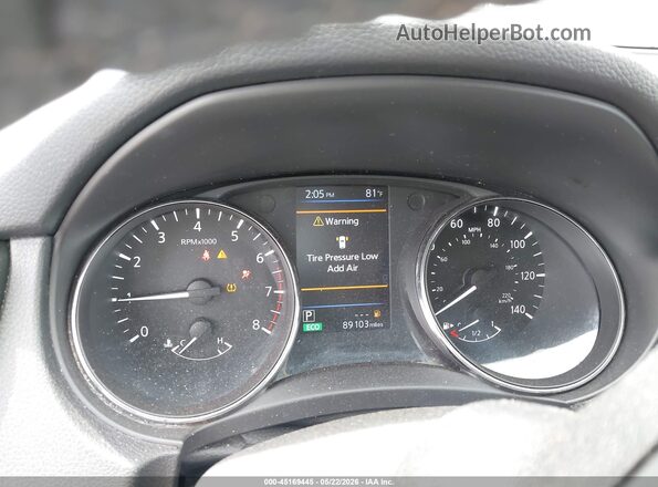 5N1AT2MV6KC772285 2019 NISSAN ROGUE Gray უკანა სავარძლების ხედი