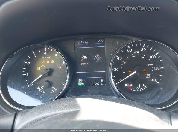 5N1AT2MV6LC768819 2020 NISSAN ROGUE Red უკანა სავარძლების ხედი