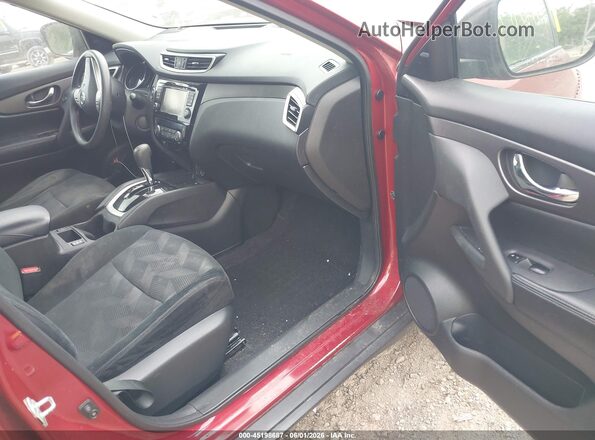 5N1AT2MV7GC859586 2016 NISSAN ROGUE Burgundy Vista interior delantera