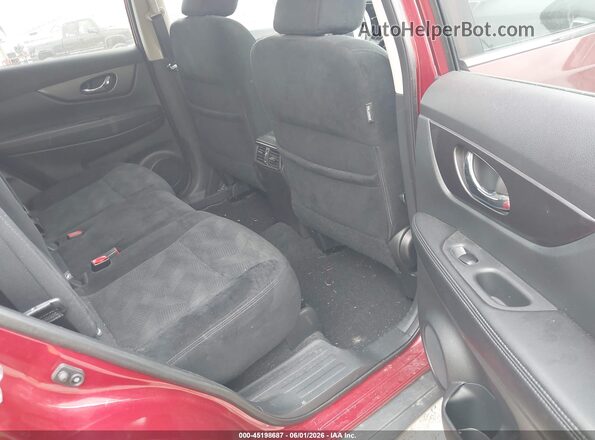 5N1AT2MV7GC859586 2016 NISSAN ROGUE Burgundy Vista de la etiqueta del VIN