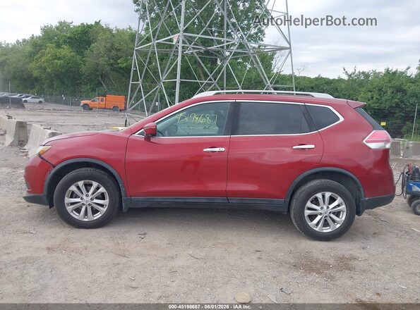 5N1AT2MV7GC859586 2016 NISSAN ROGUE Burgundy Vista interior de 360 grados