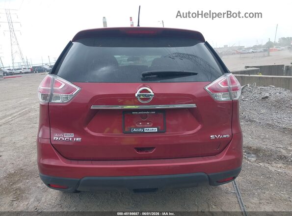 5N1AT2MV7GC859586 2016 NISSAN ROGUE Burgundy 