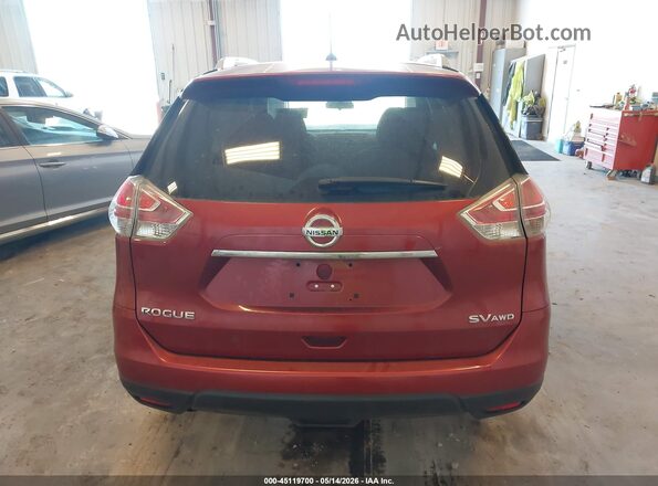 5N1AT2MV7GC891762 2016 NISSAN ROGUE Red 