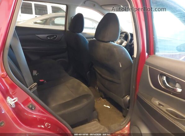 5N1AT2MV7GC891762 2016 NISSAN ROGUE Red Vista de la etiqueta del VIN