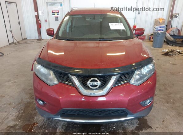 5N1AT2MV7GC891762 2016 NISSAN ROGUE Red Vista del cuadro de instrumentos