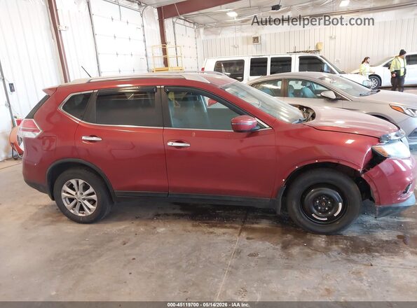 5N1AT2MV7GC891762 2016 NISSAN ROGUE Red Vista interior trasera
