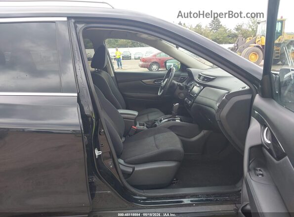 5N1AT2MV7JC742484 2018 NISSAN ROGUE Black წინა სალონის ხედი