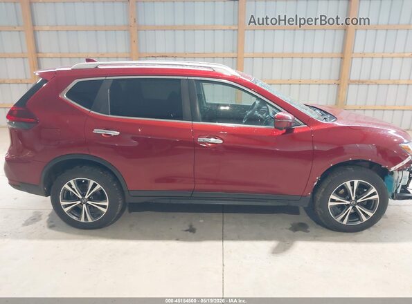 5N1AT2MV7KC772280 2019 NISSAN ROGUE Burgundy 