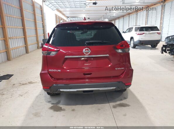 5N1AT2MV7KC772280 2019 NISSAN ROGUE Burgundy 