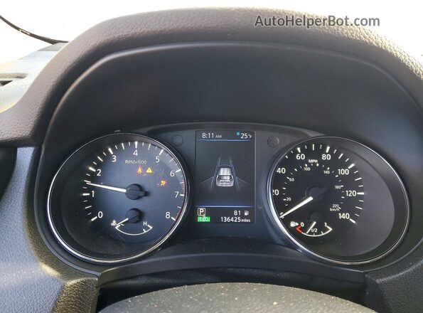 5N1AT2MV7LC780039 2020 NISSAN ROGUE Black Vista del cuadro de instrumentos