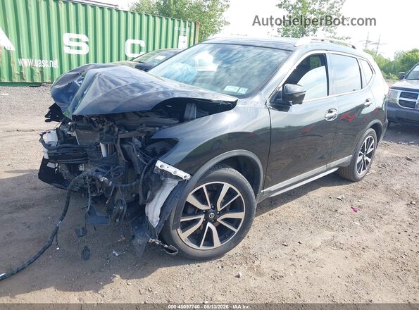 5N1AT2MV7LC796337 2020 NISSAN ROGUE Black წინა მარცხენა ხედი სამი მეოთხედიდან