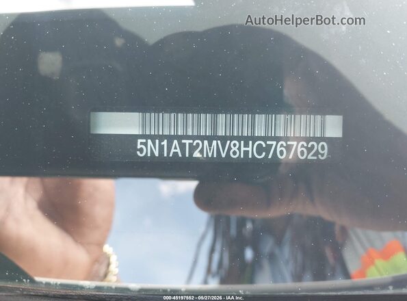 5N1AT2MV8HC767629 2017 NISSAN ROGUE Белый 