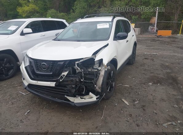 5N1AT2MV8JC743322 2018 NISSAN ROGUE White Առջևի ձախ երեք քառորդ տեսարան