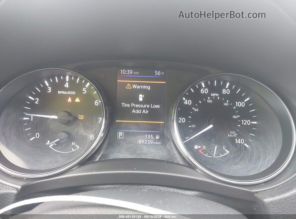 5N1AT2MV8JC743322 2018 NISSAN ROGUE White Հետևի նստատեղերի տեսք