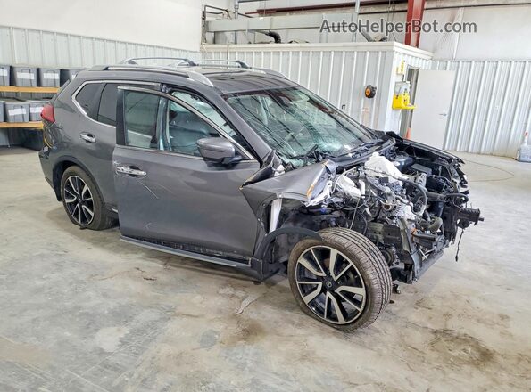 5N1AT2MV8KC801026 2019 NISSAN ROGUE Gray 