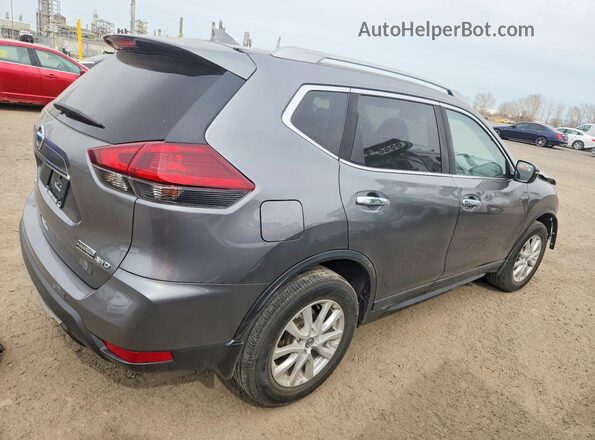 5N1AT2MV8KC825455 2019 NISSAN ROGUE Серый Задняя правая четверть