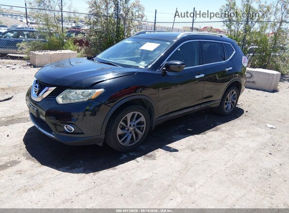 5N1AT2MV9GC824659 2016 NISSAN ROGUE Black Front left