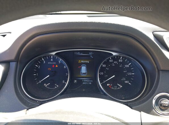 5N1AT2MV9GC837900 2016 NISSAN ROGUE Black Вид задніх сидінь