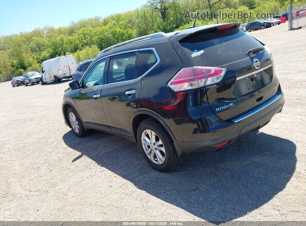 5N1AT2MV9GC837900 2016 NISSAN ROGUE Black Задня ліва чверть