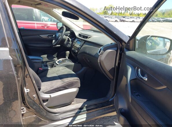5N1AT2MV9GC837900 2016 NISSAN ROGUE Black Вид салону спереду
