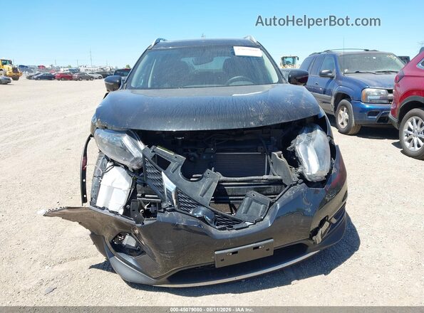 5N1AT2MV9GC837900 2016 NISSAN ROGUE Black Вид щитка приладів